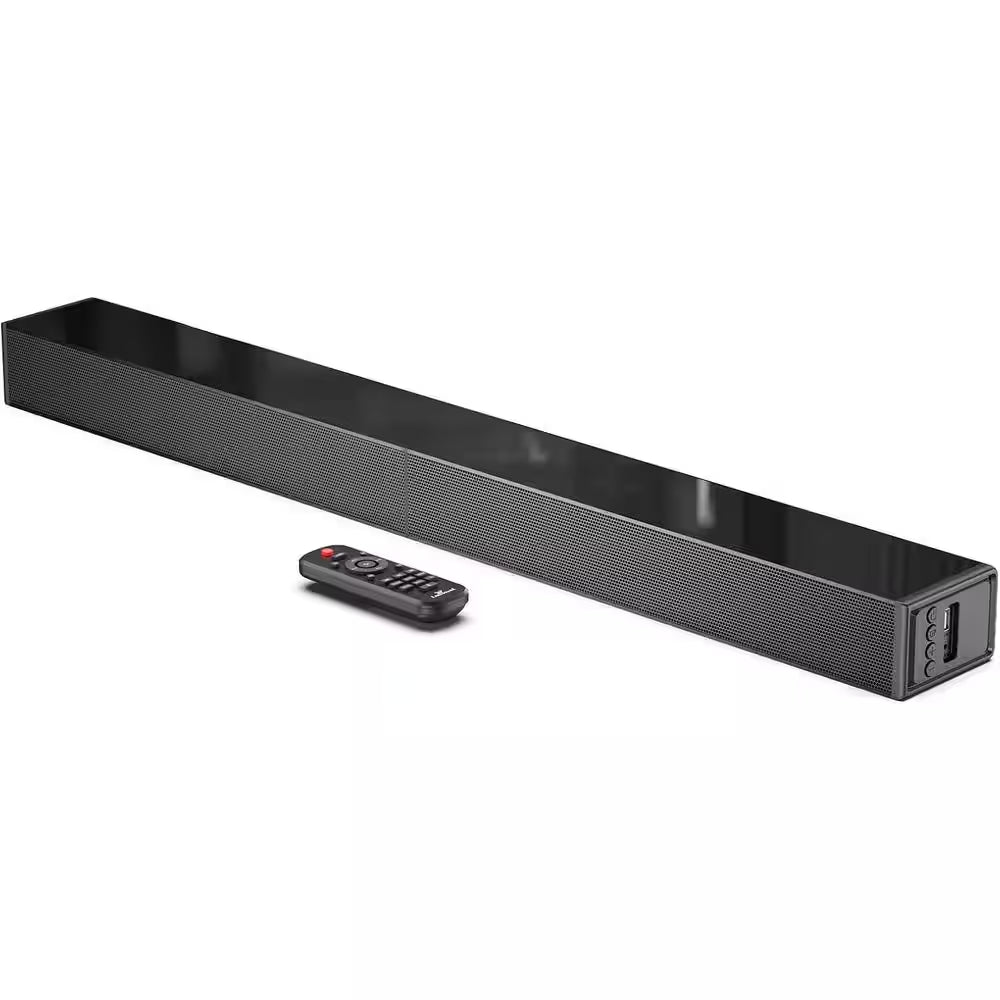 31 In. 2 Channel Bluetooth Soundbar Surround Sound System with Remote, HDMI ARC, Optical, AUX, USB for TV Speaker