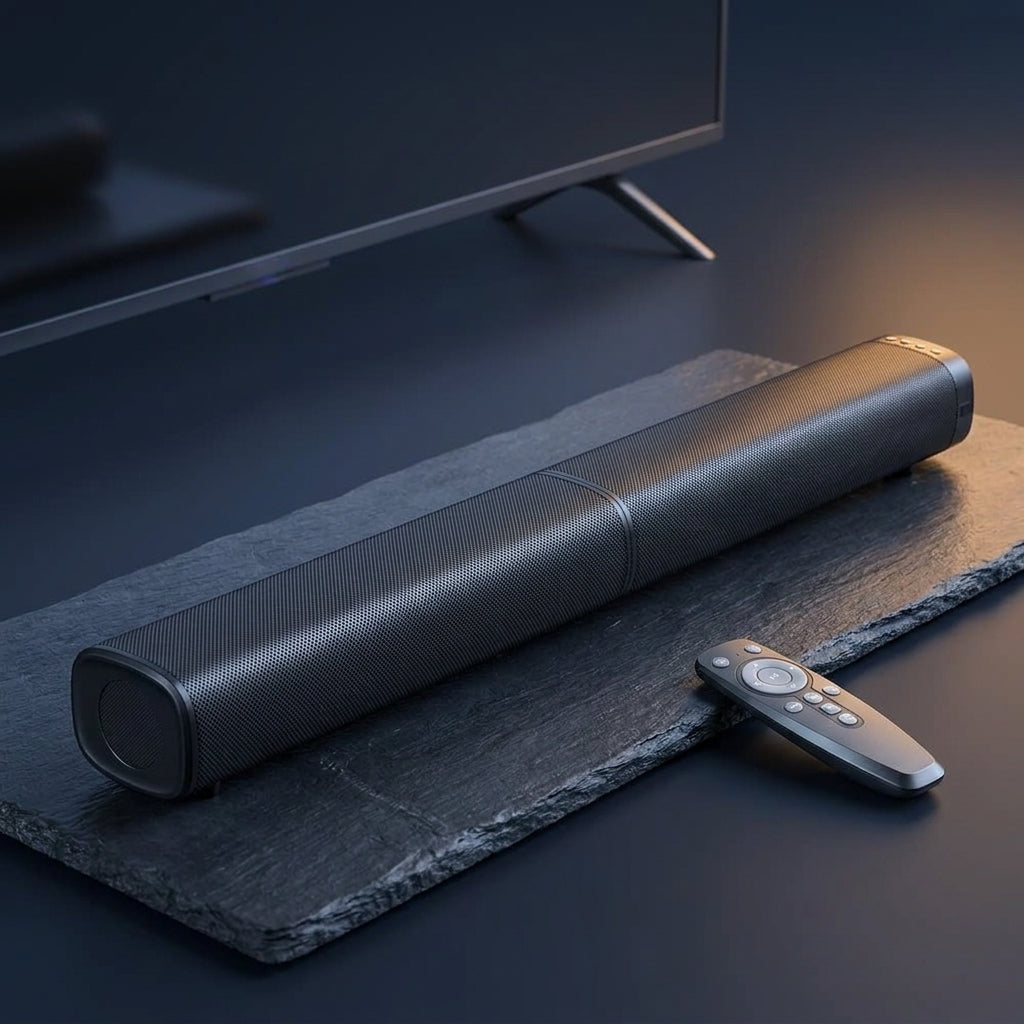 5.3 Bluetooth Sound Bar for Smart Tv-2-In-1 Detachable Surround Sound System with 3D Bass Effect — Studio Shot